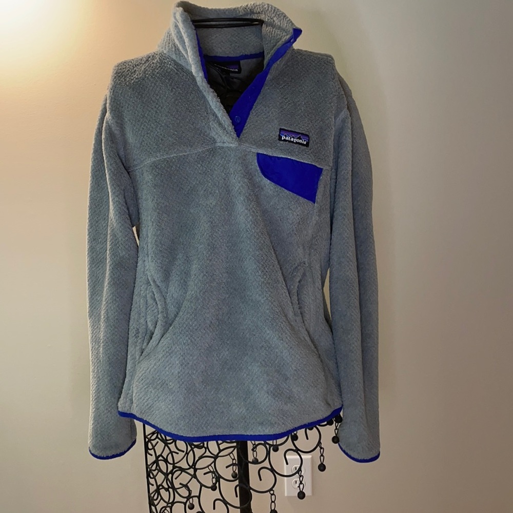 |Patagonia| Women’s Top Re-Tool Snap-T Fleece Gray Pullover Size S